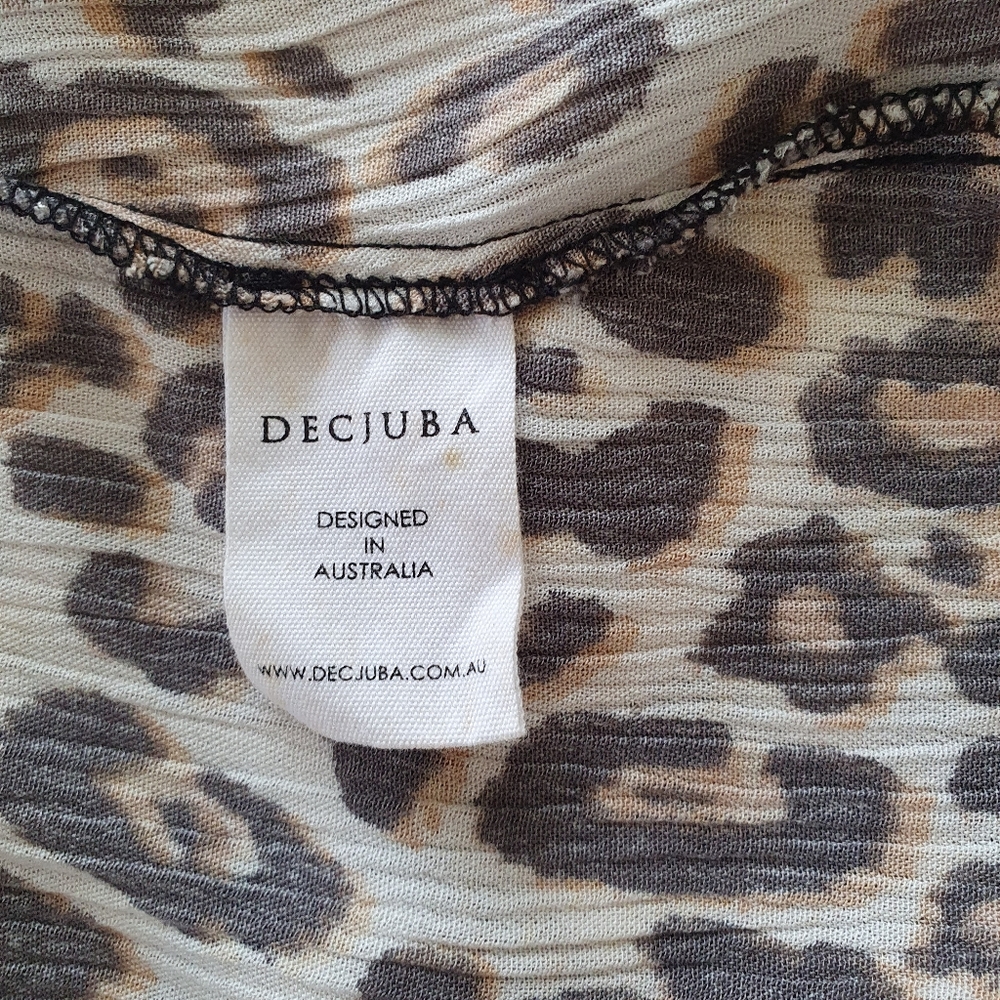 Decjuba Size S Leopard Print Dress - Picture 5 of 8